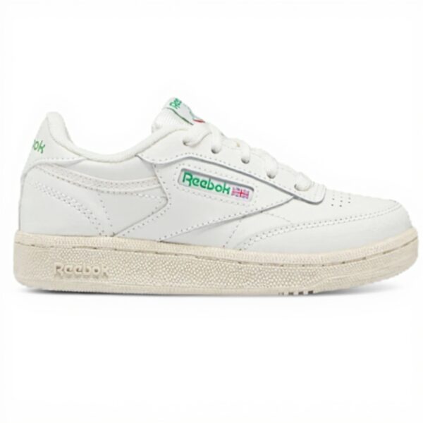 Sneaker Reebok Club C Uomo Chalk Chalk Glegrn Casual