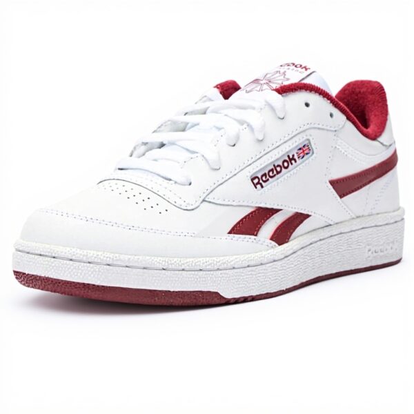 Reebok Club C Revenge Sneaker Unisex Adulto White Borgogna