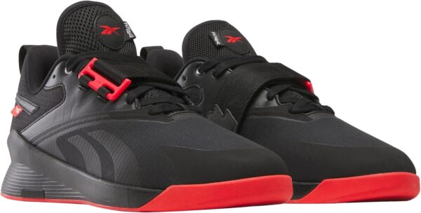 Reebok Lifter Pr III Sneaker Uomo Black Energy Red-4