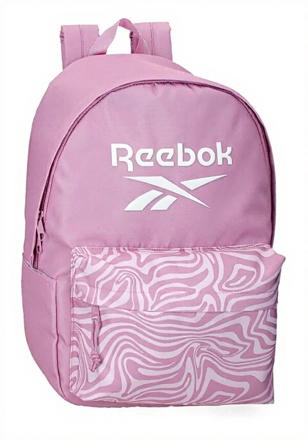 Zaino Reebok Rosa Poliestere Scolastico Viaggio Casual