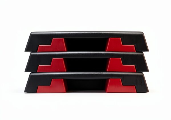 Reebok Step Grigio Arancione Fitness Adulti 3 Altezze-5