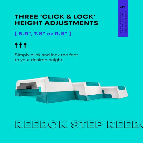 Reebok Step 2021 Piattaforma Fitness Regolabile Adulti-2