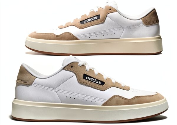 Adidas Sneaker Uomo Cloud White Core Black Gum Scarpe-5