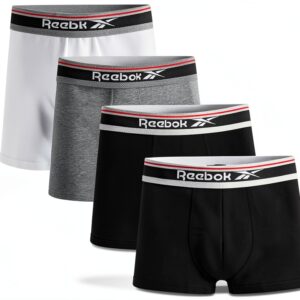 Boxer uomo Reebok cotone elasticizzato confezione 5 pezzi-0