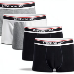 Boxer Uomo Reebok Cotone Elasticizzato Confezione 5 Pezzi-0