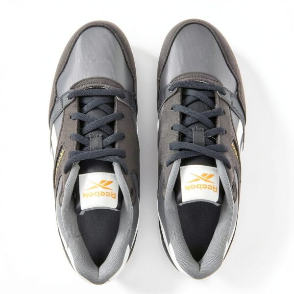Reebok Sneaker Unisex Nylon Scamosciato Grigio Chalk-3