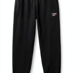 Pantaloni Reebok Donna Nero Rosa Fitness Comodi-0