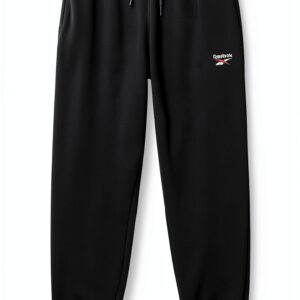 Pantaloni Reebok Donna Nero Rosa Fitness Comodi-0