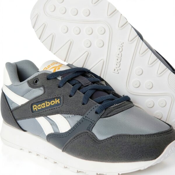 Reebok Sneaker Unisex Nylon Scamosciato Grigio Chalk-2