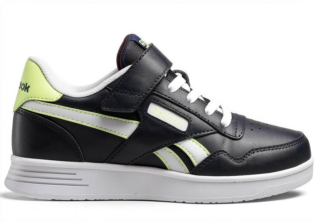 Scarpe da tennis per bambini in Vectornavy Digitallime White su sfondo neutro