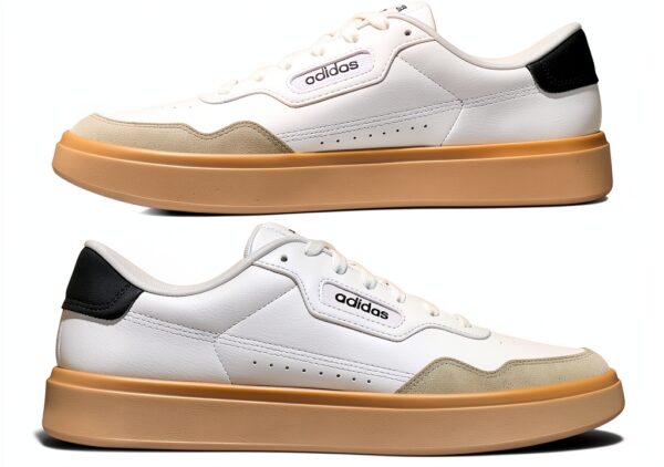 Adidas Sneaker Uomo Tomaia Sintetica Pelle Chiusura Lacci-5