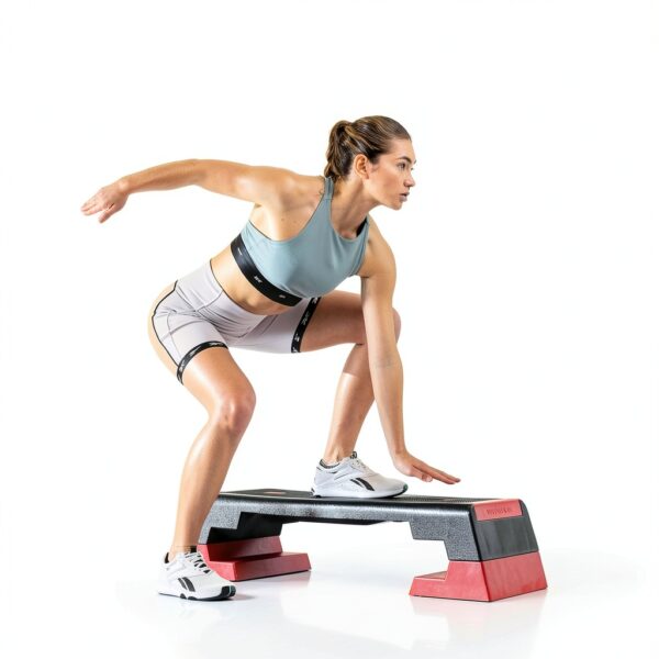 Reebok Step Fitness Piattaforma Regolabile Rosso Adulto-4