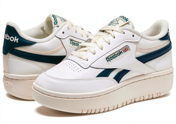 Sneakers Reebok Donna Gesso Verde Scuro-5