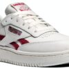 Sneaker donna Reebok in pelle verde scuro-4