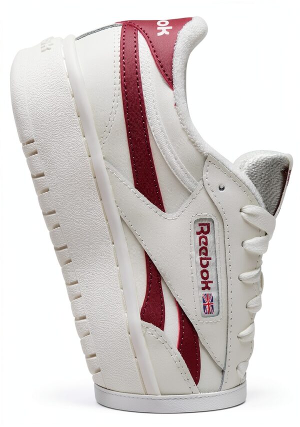 Sneaker donna Reebok in pelle verde scuro-5