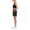 Reebok reggiseno sportivo donna nero supporto spallacci rinforzati-1