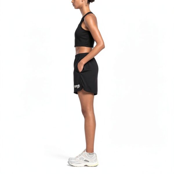 Reebok reggiseno sportivo donna nero supporto spallacci rinforzati-1