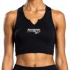 Reebok reggiseno sportivo donna nero supporto spallacci rinforzati-0