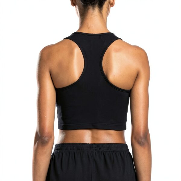 Reebok reggiseno sportivo donna nero supporto spallacci rinforzati-2