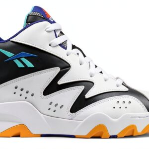 Reebok sneaker casual modello 115591 colore nero con dettagli viola EU-0