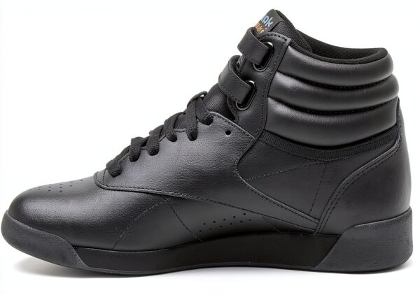 Reebok Freestyle Hi Women Sneaker Pelle Morbida Nero EVA-3