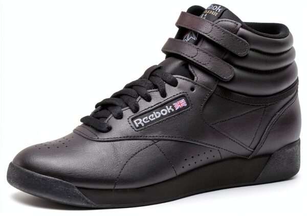 Reebok Freestyle Hi Women Sneaker Pelle Morbida Nero EVA-0