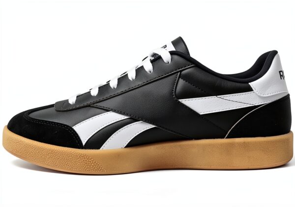 Reebok Smash Edge S Sneaker Unisex Black White Gum Suola Morbida EU-0