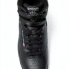 Reebok Freestyle Hi Women Sneaker Pelle Morbida Nero EVA-4