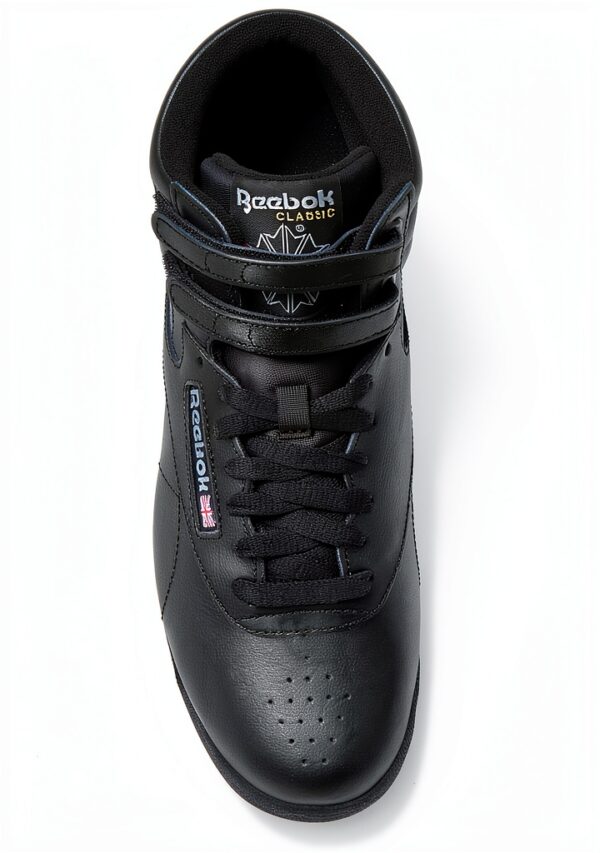 Reebok Freestyle Hi Women Sneaker Pelle Morbida Nero EVA-4