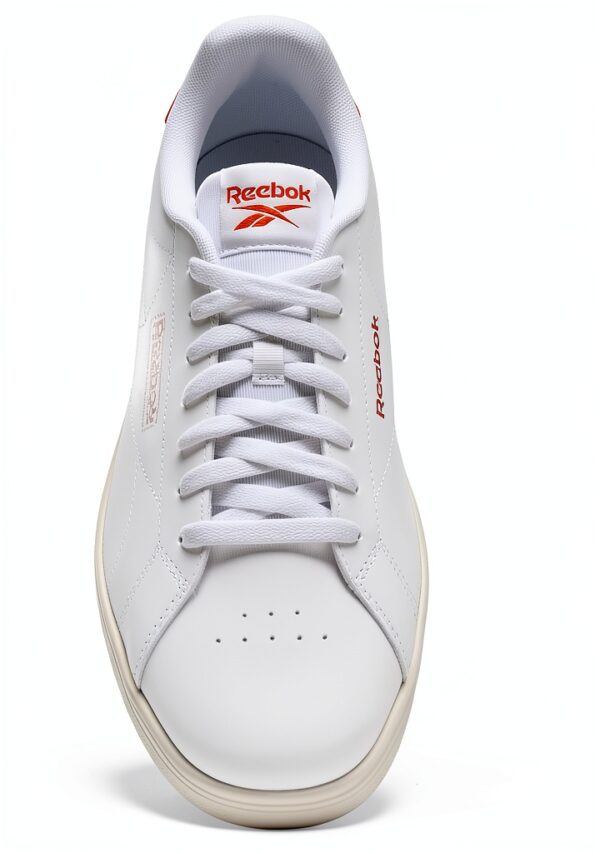 Reebok Court CLN Sneaker Unisex Adulto Bianco Dark Ginger Comfort-4