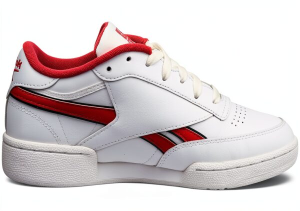 Reebok Club C Revenge Uomo Pelle/Scamosciato Ftwwht VECRED Black 43 EU-3