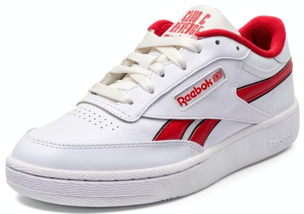 Reebok Club C Revenge Uomo Pelle/Scamosciato Ftwwht VECRED Black 43 EU-0