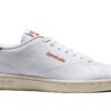 Reebok Court CLN Sneaker Unisex Adulto Bianco Dark Ginger Comfort-0