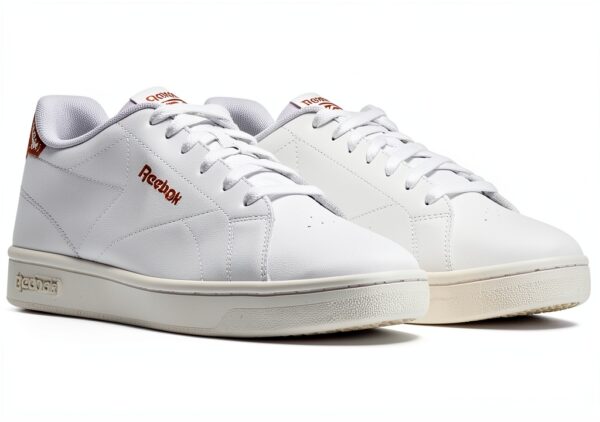 Reebok Court CLN Sneaker Unisex Adulto Bianco Dark Ginger Comfort-1